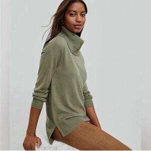 LOFT cowl neck sweater